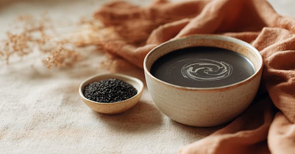 Black Sesame Soup (黑芝麻糊): Silky, Toasty & Made From Scratch